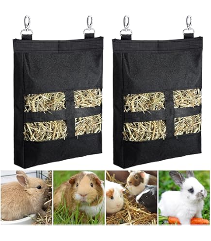 Rabbit Hay Feeder Bag Guinea Pigs Hanging Hay Rack Kenya