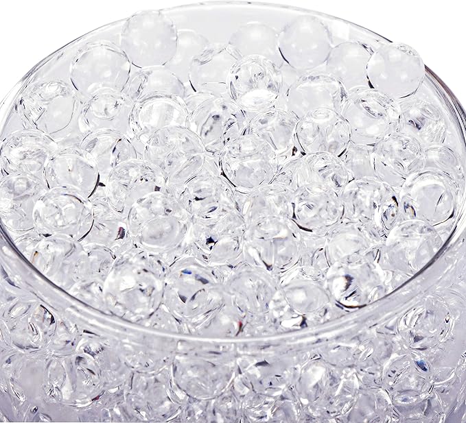 11oz Clear Transparent Jelly Pearls Over 30 000 Beads Vase Filler Candles Clear Gel Water Beads Flower