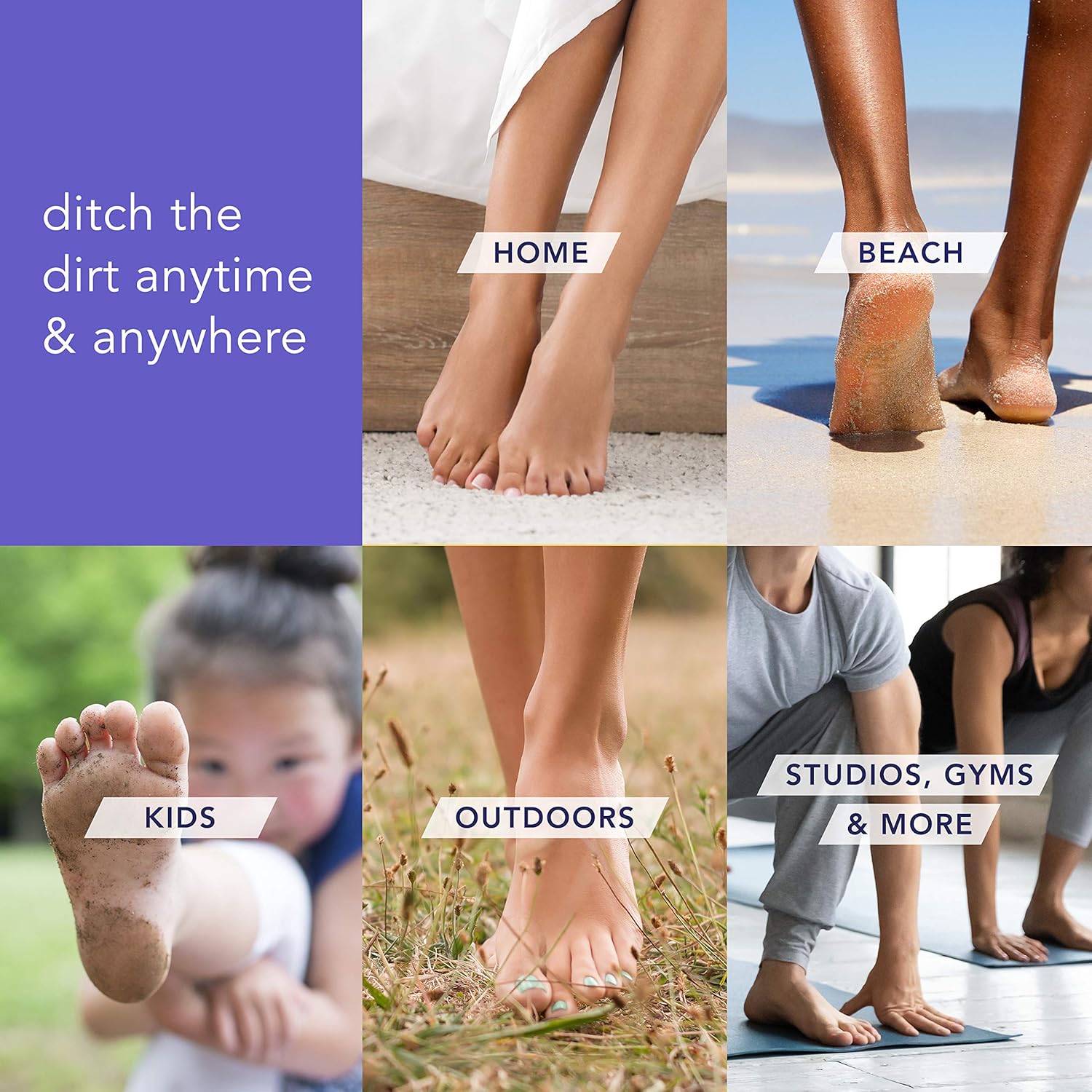 Barefoot Scientist Clean Slate Textured Cleansing Towelettes, Extra-Large, Extra-Strong Foot Disinfecting Wipes : Beauty