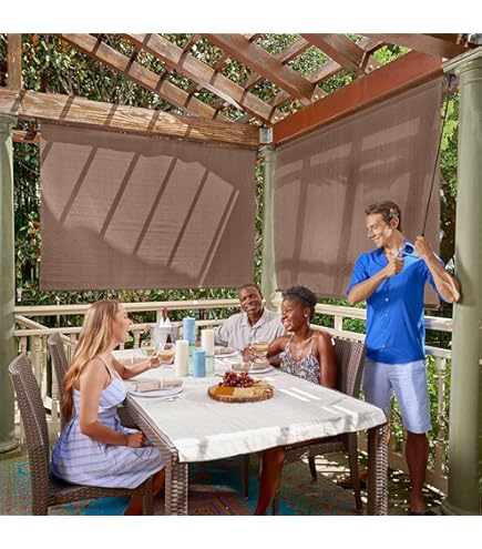 Amazon.com : Coolaroo Exterior Roller Shade, Cordless Roller Shade