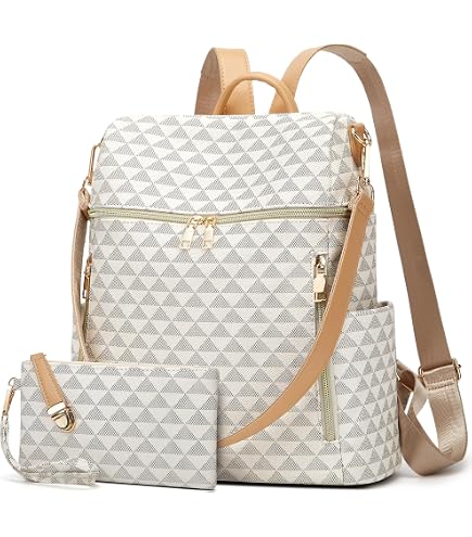 Amazon.com: jingyuKJ Checkered Backpack Purse for Women  display picture 1