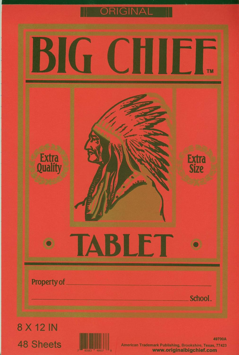 Original Big Chief Writing Tablet, Primary Grades, Westab