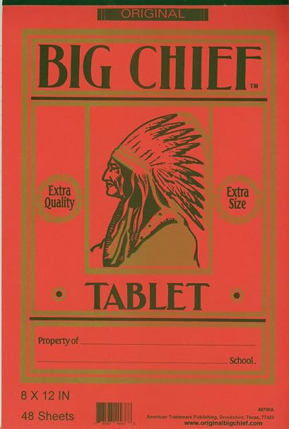 Big chief tablet t-shirt image