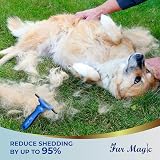 Fur Magic Deshedding Tool & Dematting Comb Large Size for Pets view 4