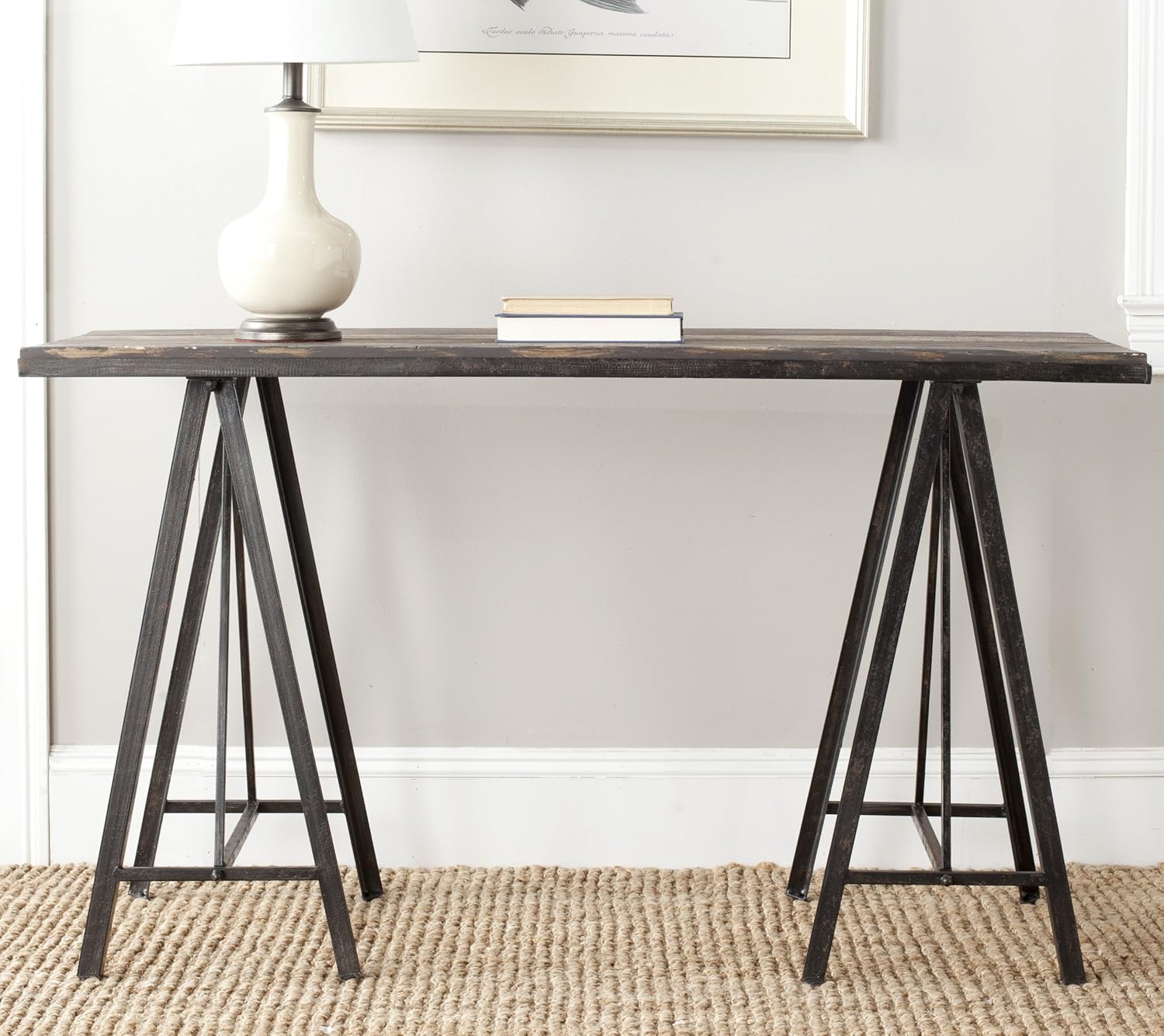 Best Sawhorse Console Sofa Table