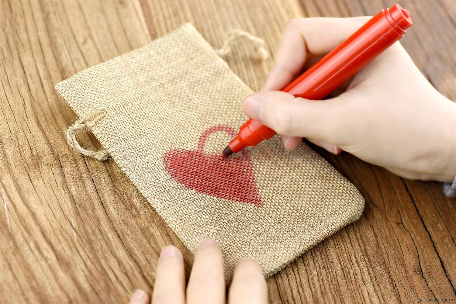 FiveSeasonStuff Burlap Bags with Drawstring, Hessian Jute Wedding Favours Gift Bags - Image 5