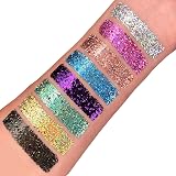 Moon Glitter Holographic Face Body Glitter Gel 12ml Silver Cosmetic Paint view 2