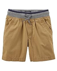 OshKosh B'Gosh boys Pull-on Shorts, Nutkin, 2 US