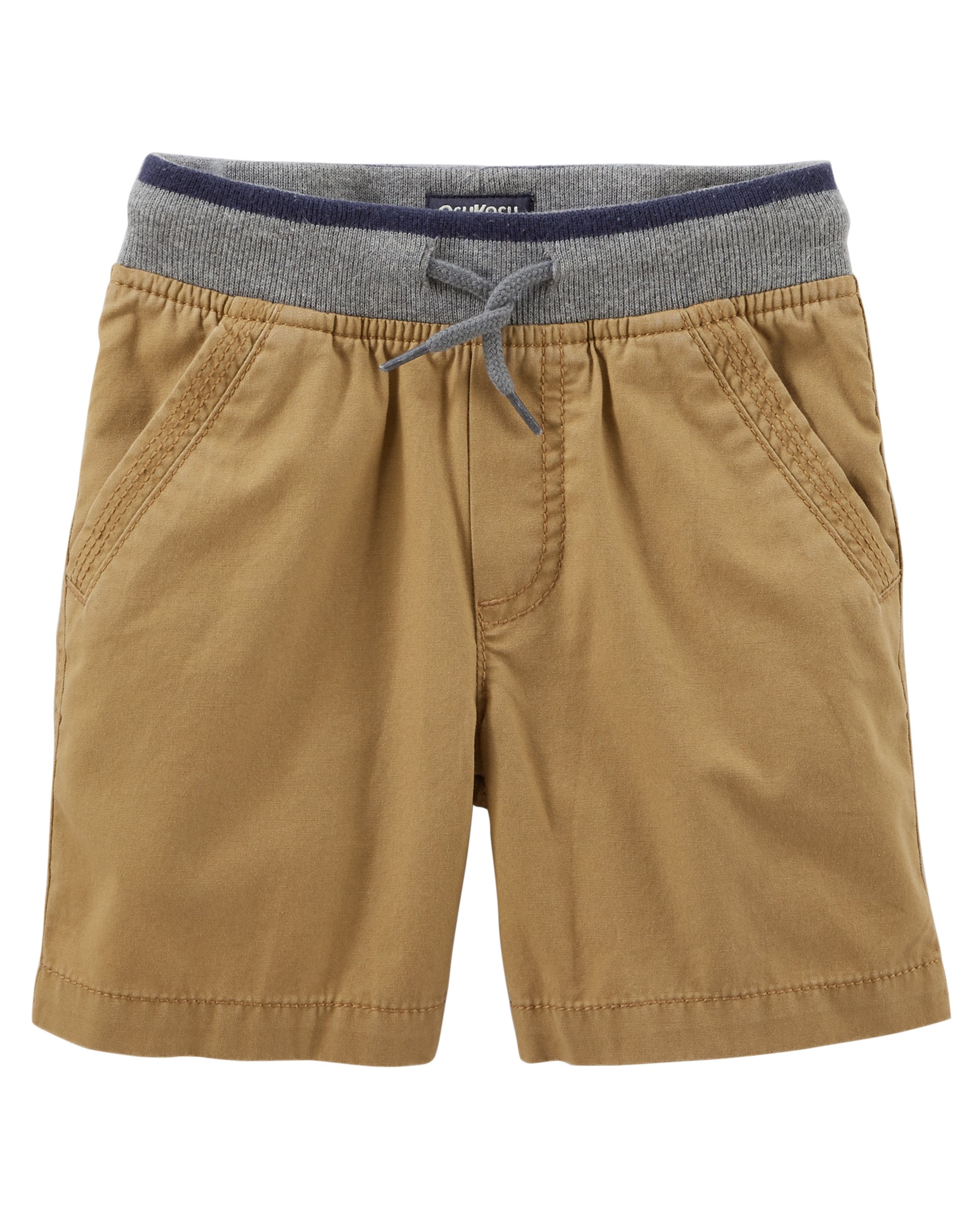OshKosh B'Gosh boys Pull-on Shorts, Nutkin, 2 US