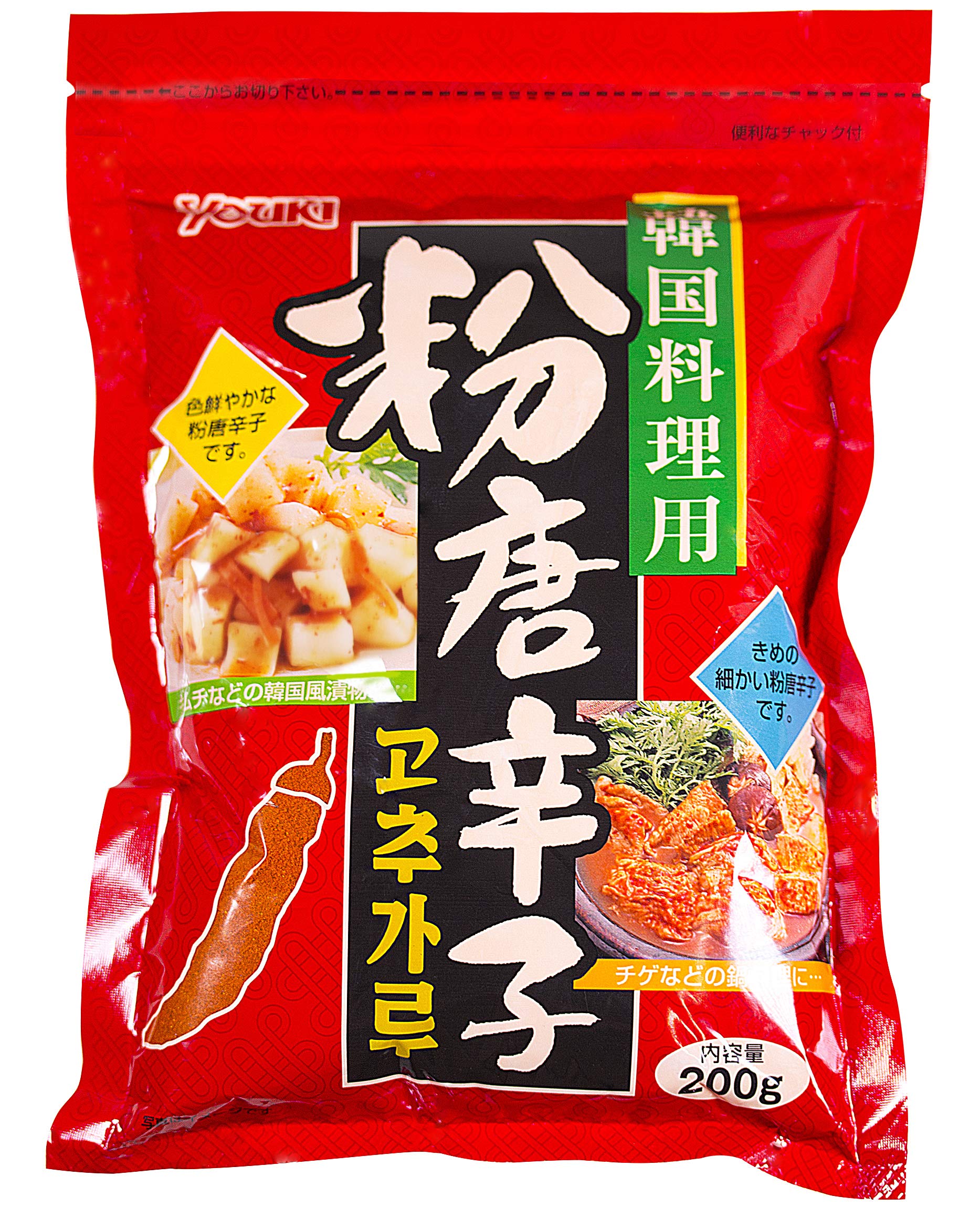 ユウキ食品 粉唐辛子(韓国料理用) 200g商品画像