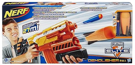 Hasbro Nerf A8494EU4 - N-Strike Elite 2-in-1 Demolisher, Spielzeugblaster