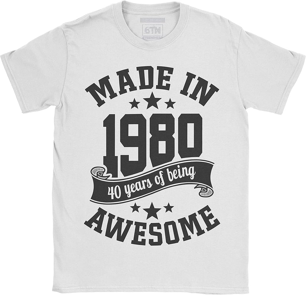 camiseta 40 años hombre amazon