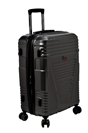 F Gear Valkyrie Polycarbonate  73 cms Black Softsided Check-in Luggage (2784)
