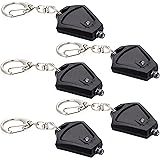 Finware5 Pack LED Keychain Flashlight Ultra Bright Mini Key Chain Light Torch Batteries Included 5 Pack