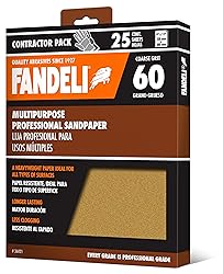 Fandeli 36021 060 Grit Multipurpose Sandpaper