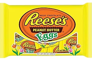 HERSHEY'S REESE'S Snack Size Peanut Butter Easter Eggs, 8.5 Ounce
