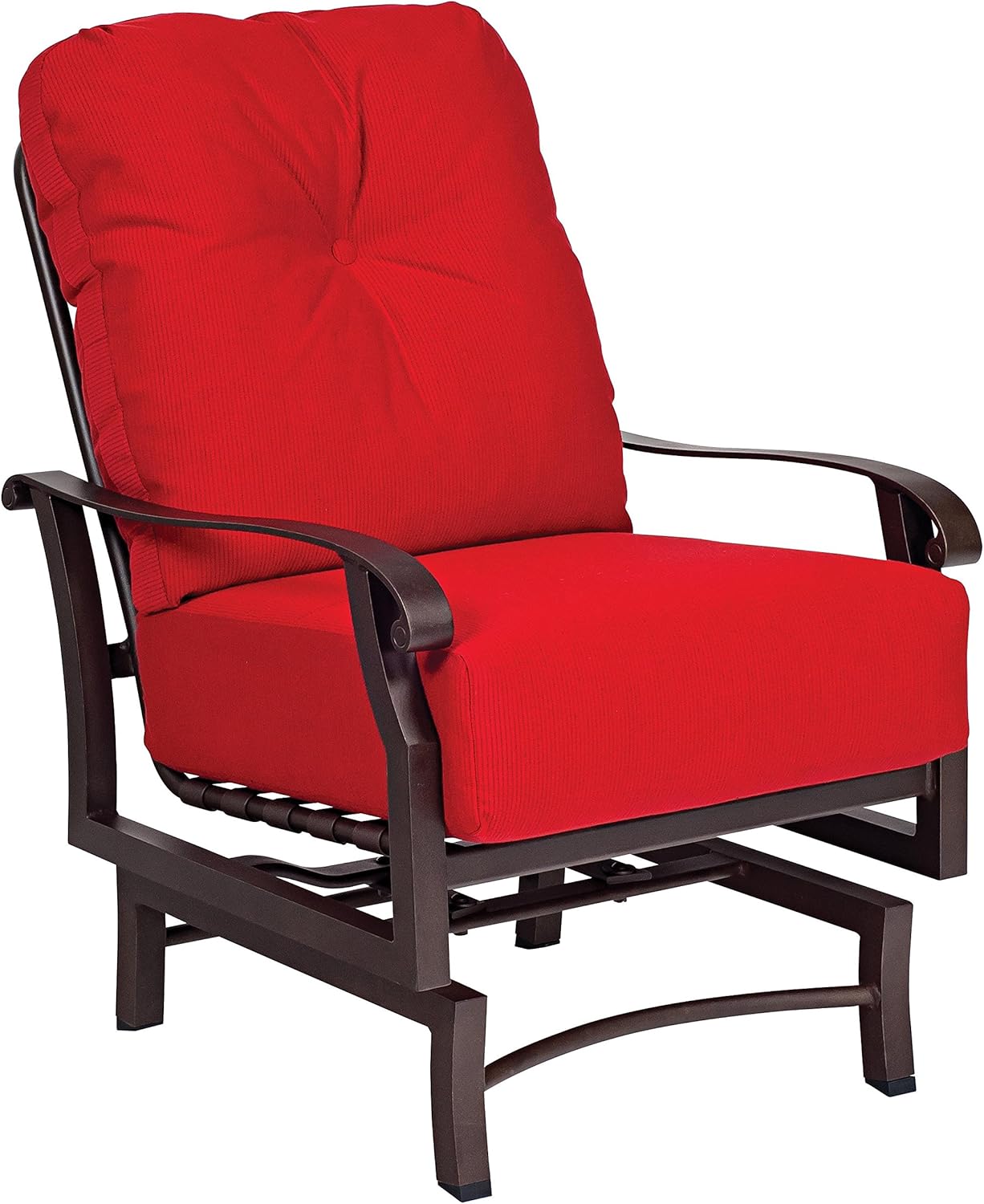 cortland collection patio furniture on Amazon Com Woodard Cortland Cushion Spring Lounge Chair Aztec Bronze Linen Stone Home Improvement