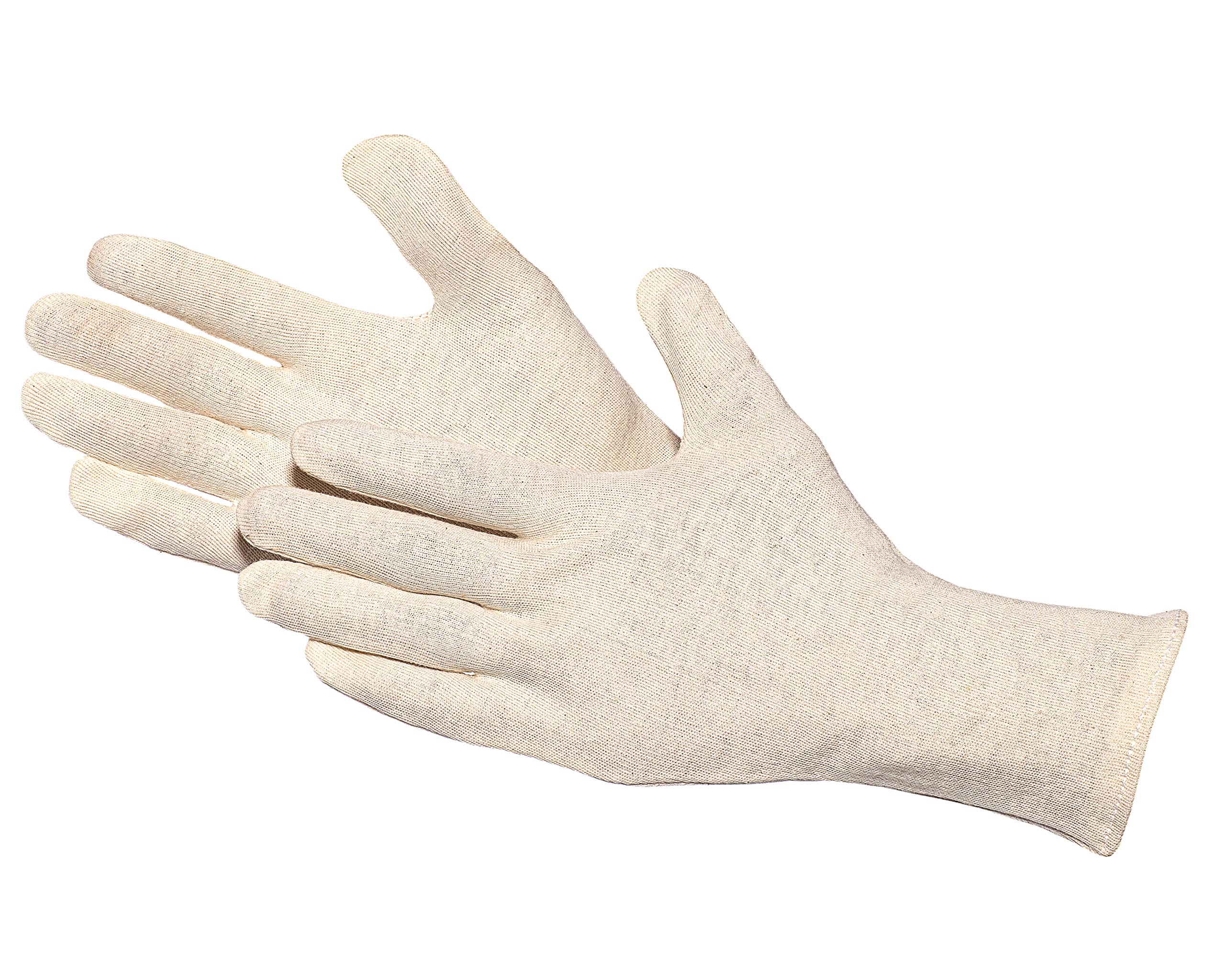 JAH Lightweight Cotton Gloves – fine Tactile Feel for Quality Control, Assembly & Packaging