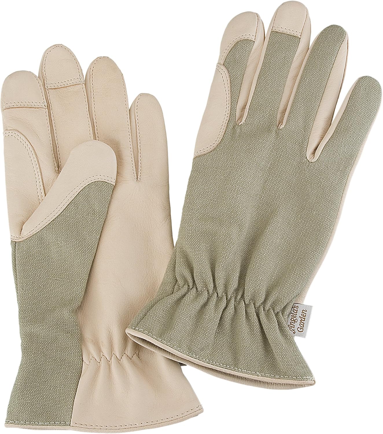 Angela's Garden 7107100 Womens Hemp / Organic Cotton Garden Gardening Gloves with