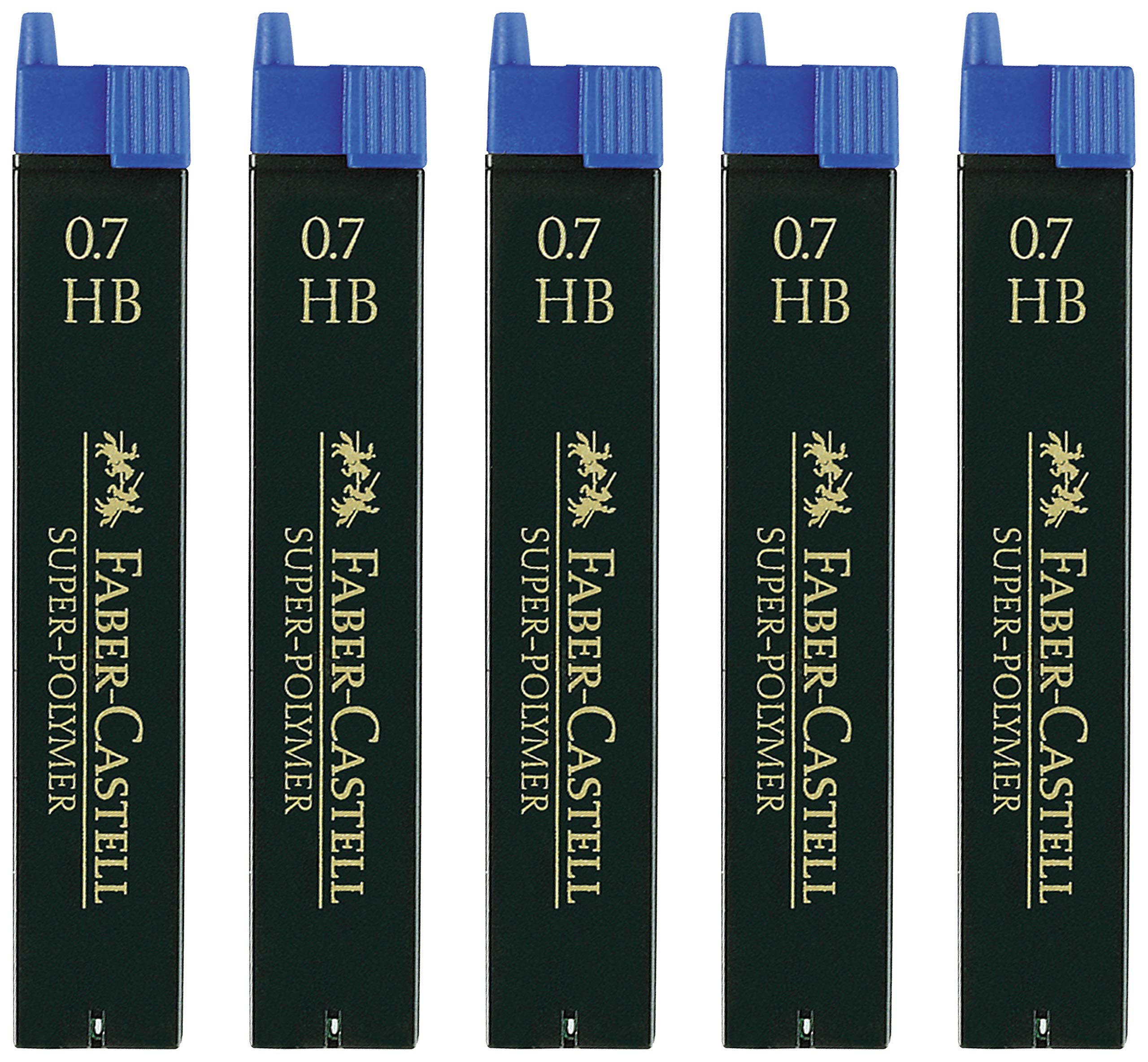 Faber-Castell Super Polymer Fine Leads 0.7HB 120700 Pack of 5