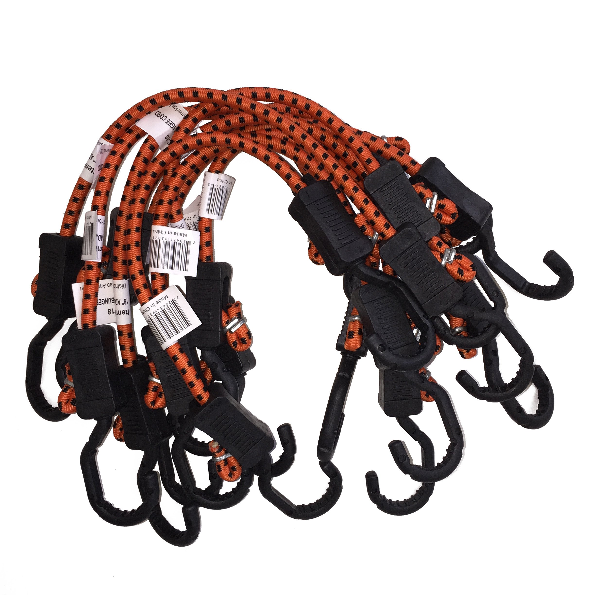 Kotap Adjustable 18Inch Bungee Cords, 10Piece, Item MABC18 eBay