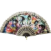 Midsouth Products Elvis Colorful Collage Foldable Hand Fan