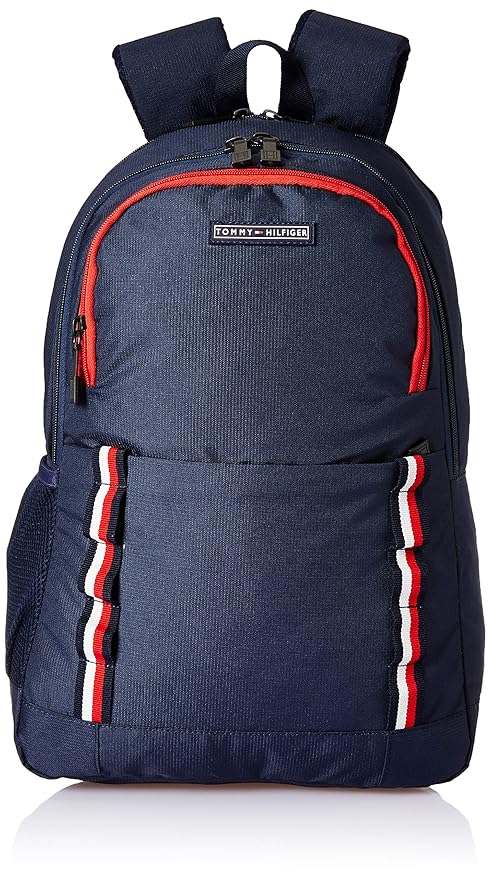 Tommy Hilfiger Navy Laptop Backpack (TH/BRON08/LAP)