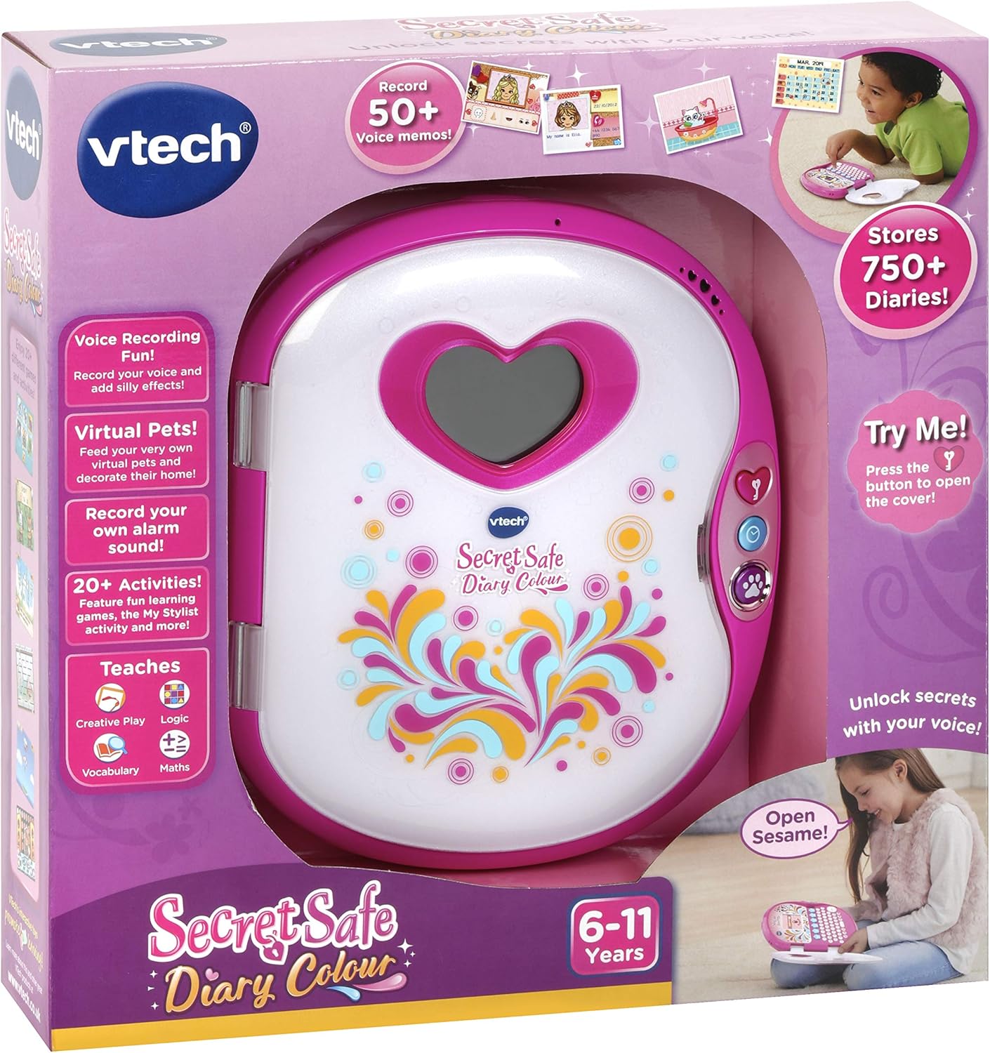 vtech secret safe diary with camera