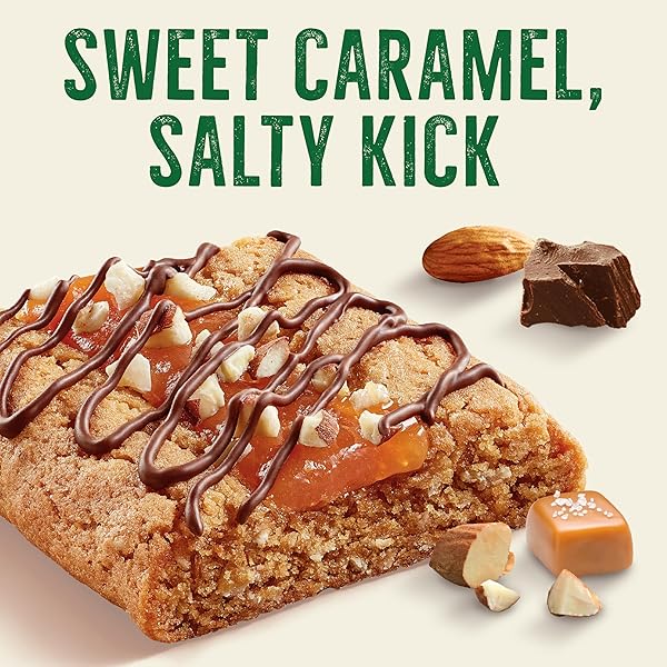 NATURE VALLEY SOFT BAKED SWEET AND SALTY BARS, SALTED CARAMEL, MADE WITH WHOLE GRAIN, 5 BARS, 6.2 OZ