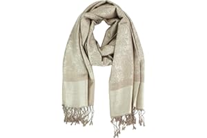 PASKMLNA Paisley Jacquard Pashmina Shawl Wrap Scarf Stole