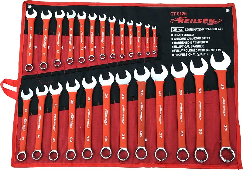 Neilsen CT0126 6-32 mm 25-Piece Combination Spanner Set