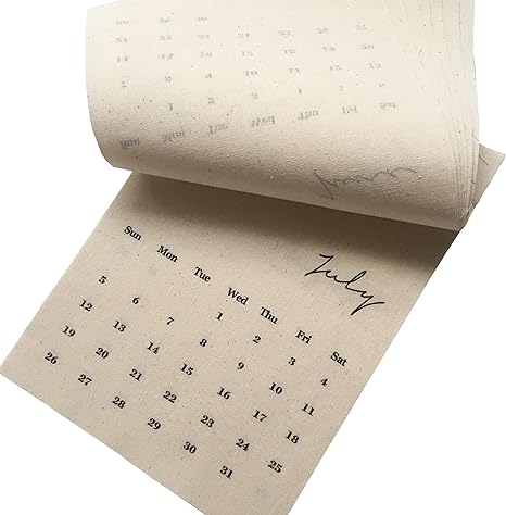 Amazon Pecheオリジナルインテリア ２０２１年 カレンダー 雑貨 ファブリック 北欧風 ナチュラル 韓国 インテリア 小物 スケジュール 布製 シンプル 大人可愛い インテリア オンライン通販