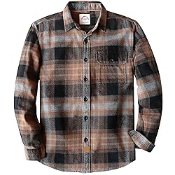 Dubinik®Mens Flannel Shirts Long Sleeve Flannel