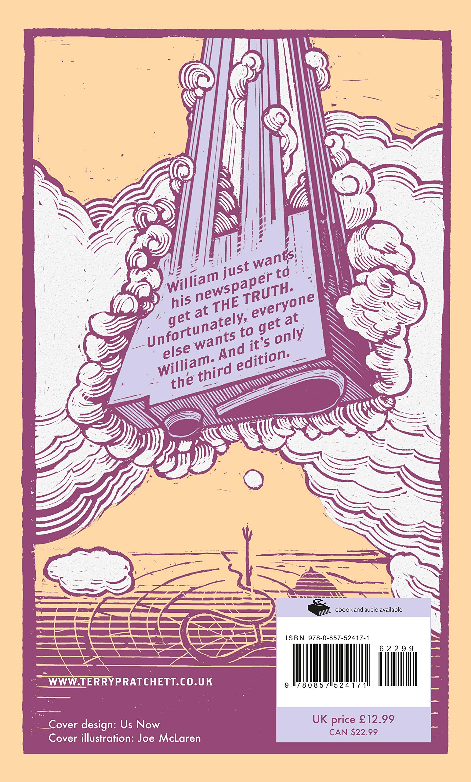 The Truth Discworld Novel 25 Pratchett Terry 9780857524171 Amazon Com Books