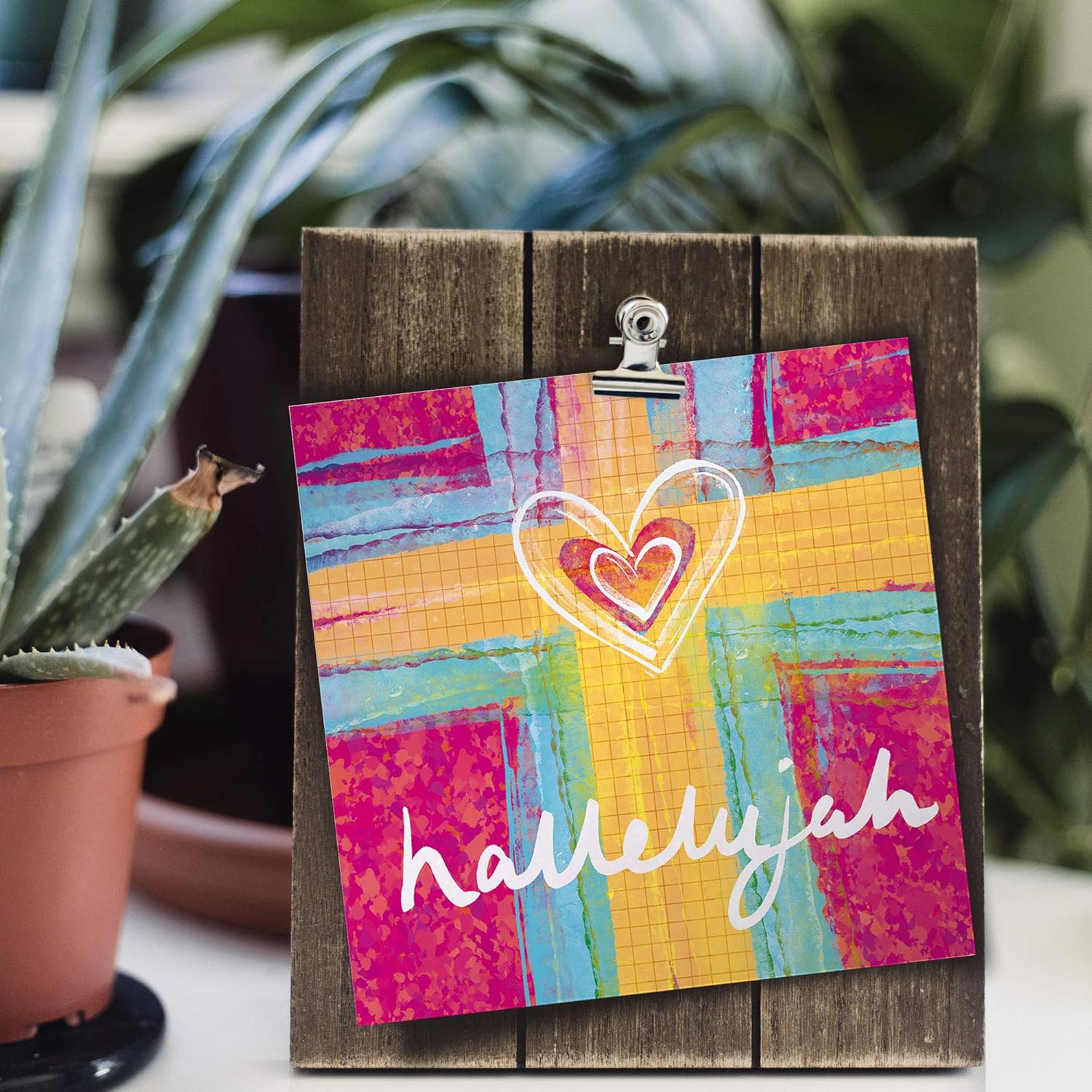 Religious Easter Cards, Hallelujah Heart, pack of 5, with white envelopes and Bible verse inside these Christian Easter cards - Image 5