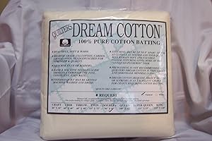 Quilters Dream Natural Cotton Request Batting (96in x 93in) Double, Natural