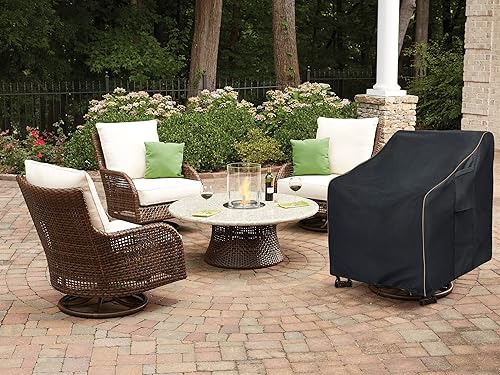 LSongSKY Outdoor Swivel Rocker Chair Cover Pack,Patio Swivel