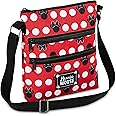 Disney Stitch Girls Purse Cross Body Bag for Kids Teens Women Shoulder Bag with Adjustable Strap Fashion Handbag Stitch Gifts (Minnie Mouse, 9.84x8.66x0.79inch)
