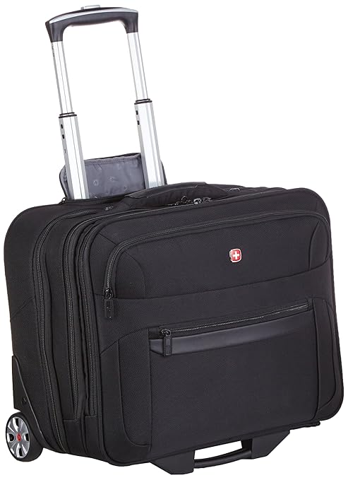 Wenger Koffer Businesstrolley mit Laptopfach 17 Zoll Business Basic, 47 cm, 31 Liter, schwarz, W73012295
