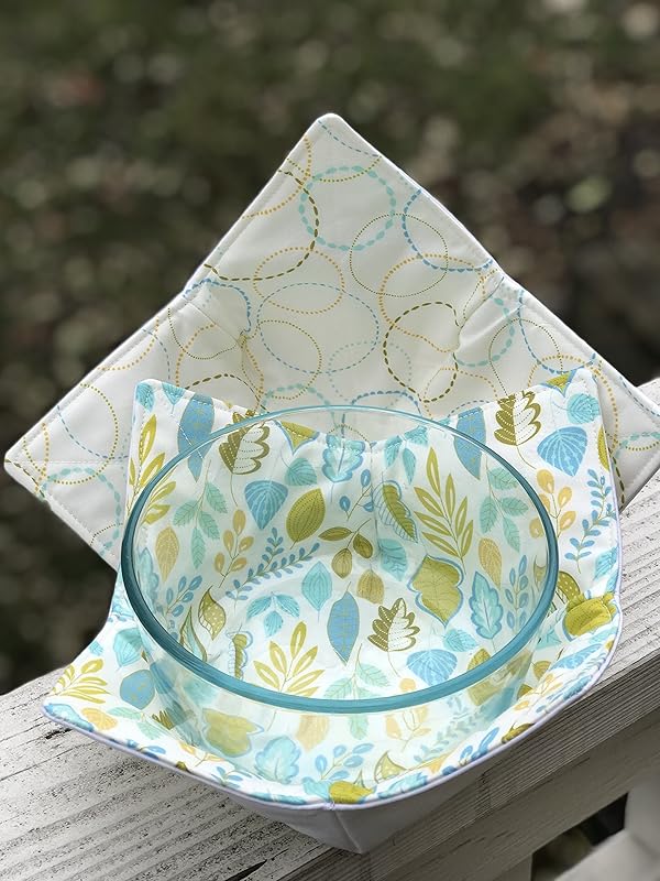 Set of 2 Microwave Bowl Cozy Microwave Bowl Cozie