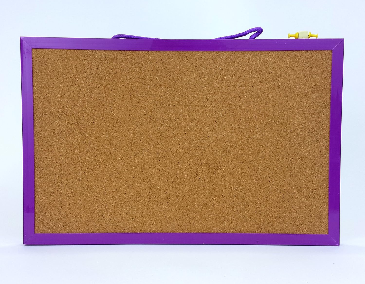 Designer Framed Cork Board Purple Office Products