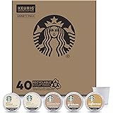 Starbucks Flavored K-Cup Coffee Pods Variety Pack for Keurig Brewers 40 Count (Pack of 1)