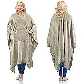 Catalonia Wearable Blanket Poncho for Adult, Super Soft Comfort TV Throw Blanket Cape for Women and Men