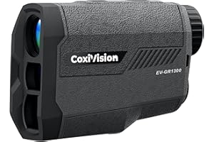 CoxiVision Golf Rangefinder with Slope, [1000/1300] Yards Laser Range Finder for Golf & Hunting, 6X Magnification, Flag-Lock 