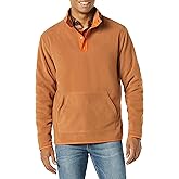 Amazon Essentials Men's Snap-Front Pullover Polar Fleece Jacket - Discontinued Colors