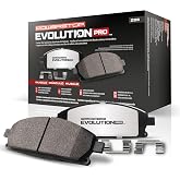PowerStop Evolution Pro Muscle Z26 Brake Pads Front Z26-1298 | Jeep Grand Cherokee, Dodge Charger, Dodge Challenger Carbon Fiber Ceramic Brake Pads + Installation Hardware
