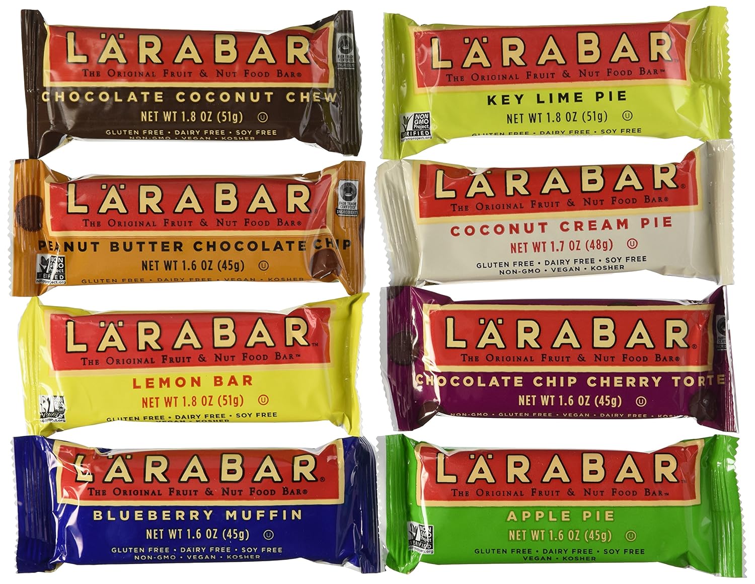 Larabar 18 Flavor Variety Pack All 18 Flavors!