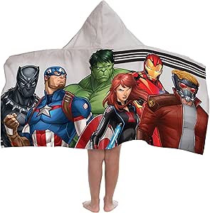 spiderman hooded bath towel