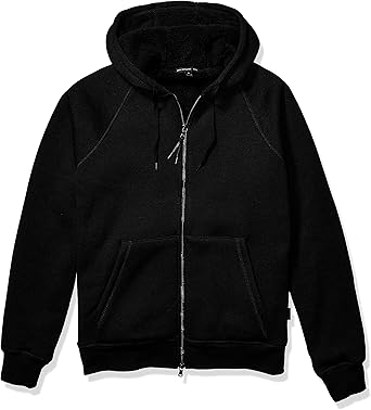 dc men's sherpa full zip hoodie