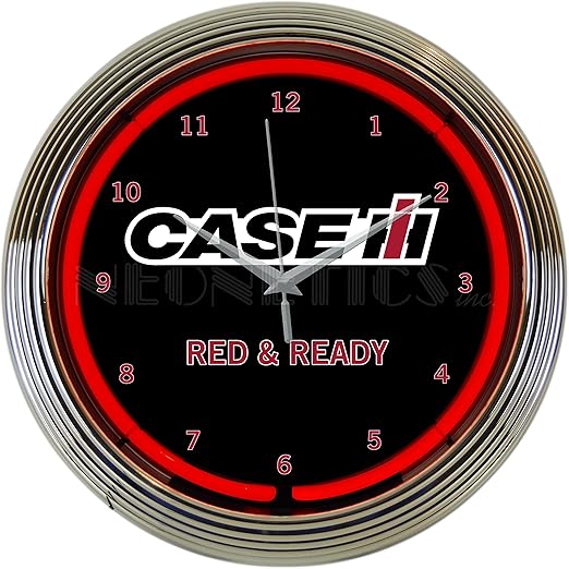 Amazon Com Neonetics Case Ih International Harvester Ready Clock